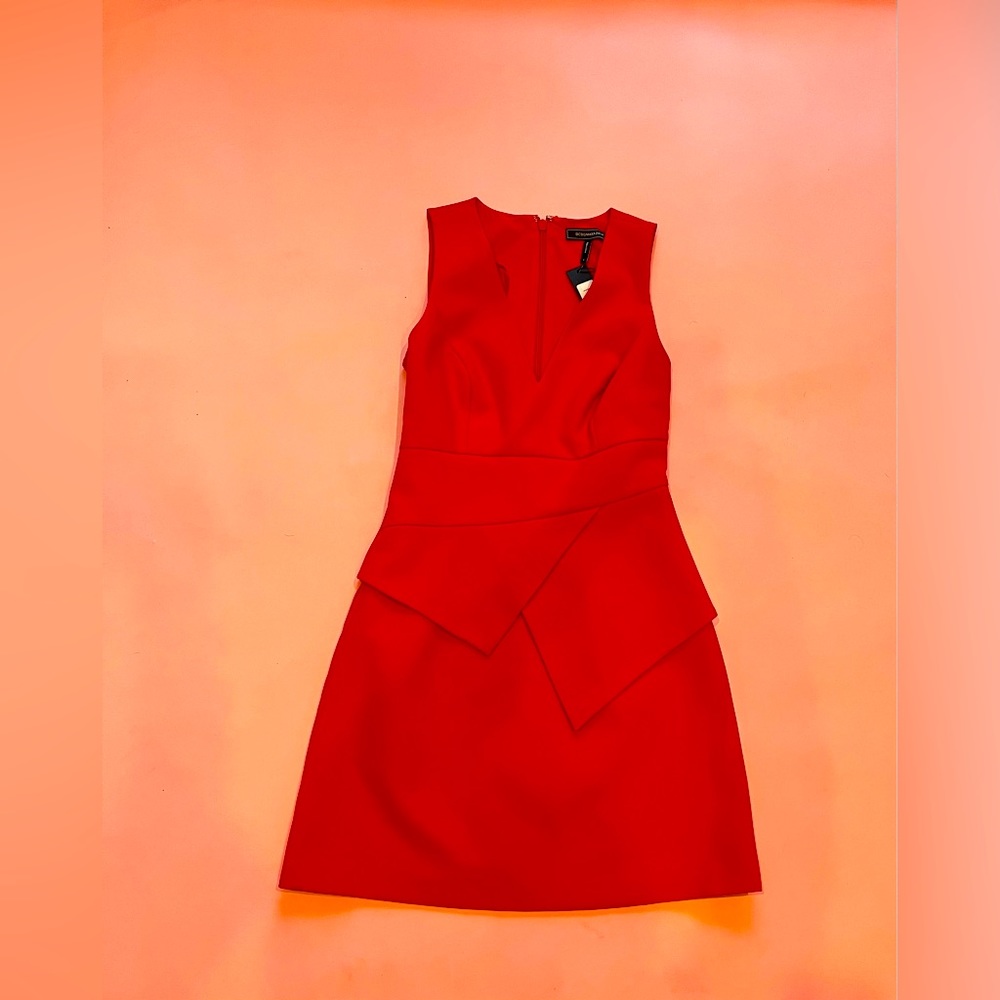 BCBGMaxAzria Red Cocktail dress Size Small. New tags